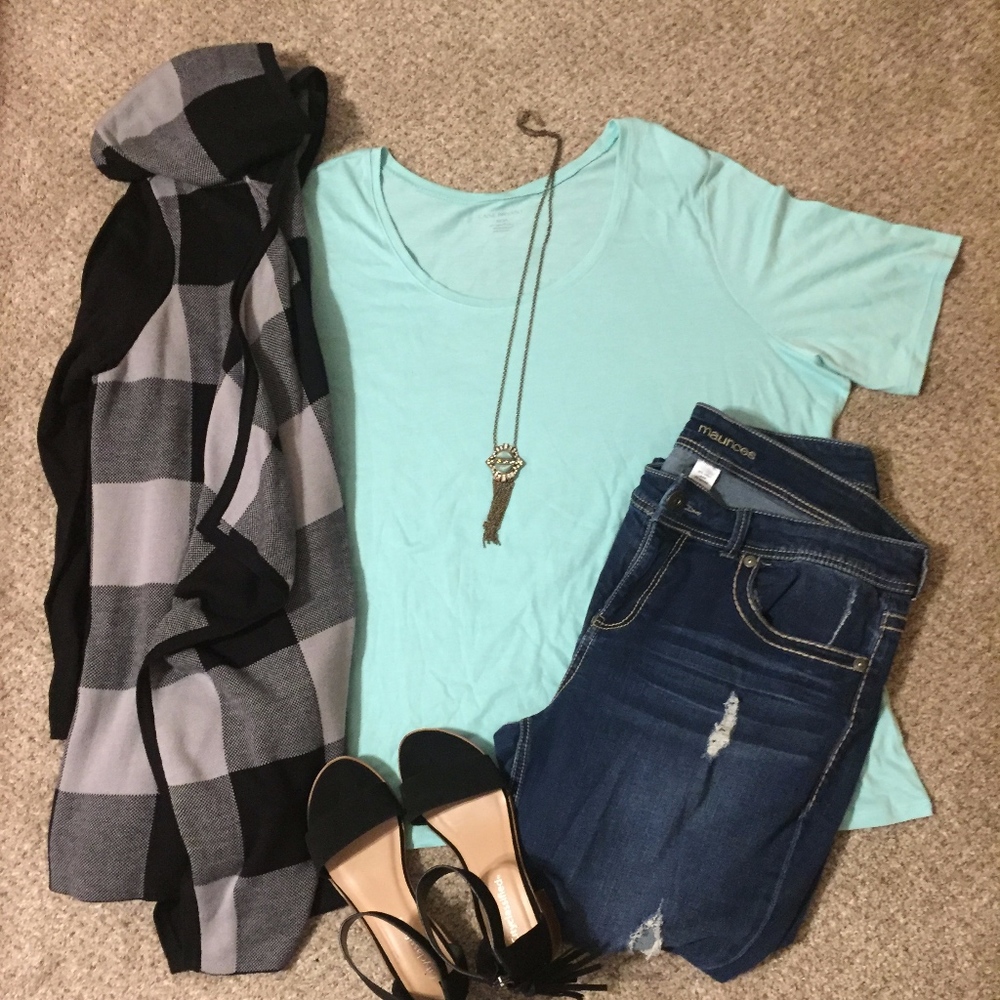 Torrid Plaid Heavy Weight Hooded Cardigan